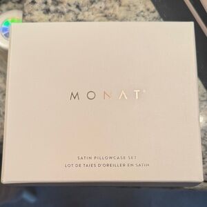 Monat Satin Pillowcase Set - Cream